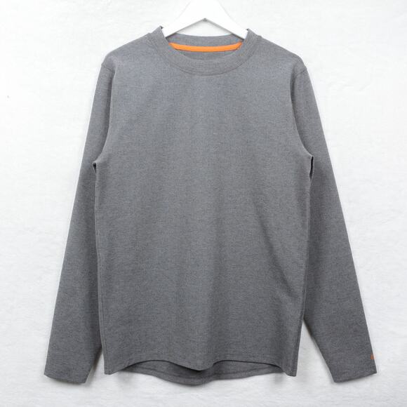 OMNI-WOOL Thermal Base Layer Long Sleeve Crew Neck T-Shirt Gray Mens Sz L - Picture 1 of 7